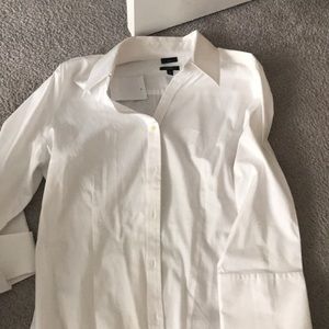 Talbots large button down 3/4 sleeve shirt